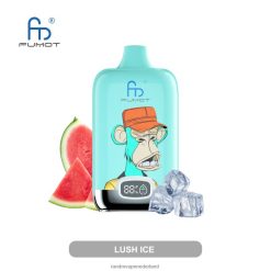 RandM Tornado Vape Nederland - Fumot Original RandM Digital Box 12000 batterij en vloeistofdisplay vape-apparaat V8J4087 weelderig ijs