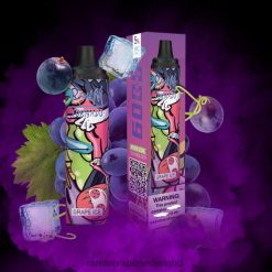 RandM Vape Nederland Kopen - RandM Tornado 6000 luchtstroomregeling vape pod-apparaat 1 st V8J408284 druiven ijs