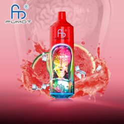 RandM Vape Netherlands - Fumot RandM Tornado 9000 pro vape-apparaat met batterij en ejuice-display versie 1 V8J408203 watermeloen ijs