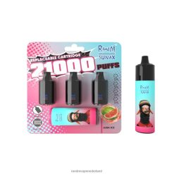 Tornado Vape Smaken - RandM Sunax 21000 vervangbaar vape-apparaat voor luchtstroomregeling 1 st V8J408266 weelderig ijs
