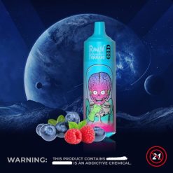 Tornado Vape Smaken - RandM Tornado 9000 vape pod-apparaat 1pc versie 1 V8J408126 bosbes framboos